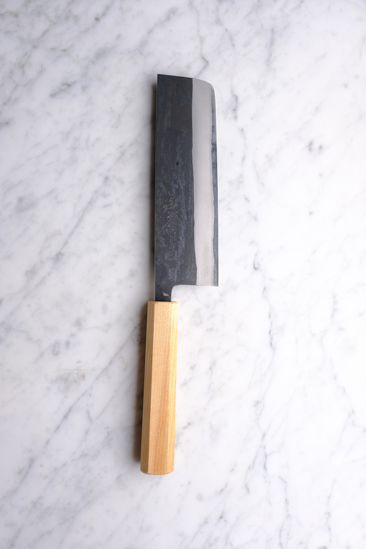 Sakoda Shirogami #2 Kurouchi Nakiri 170 mm