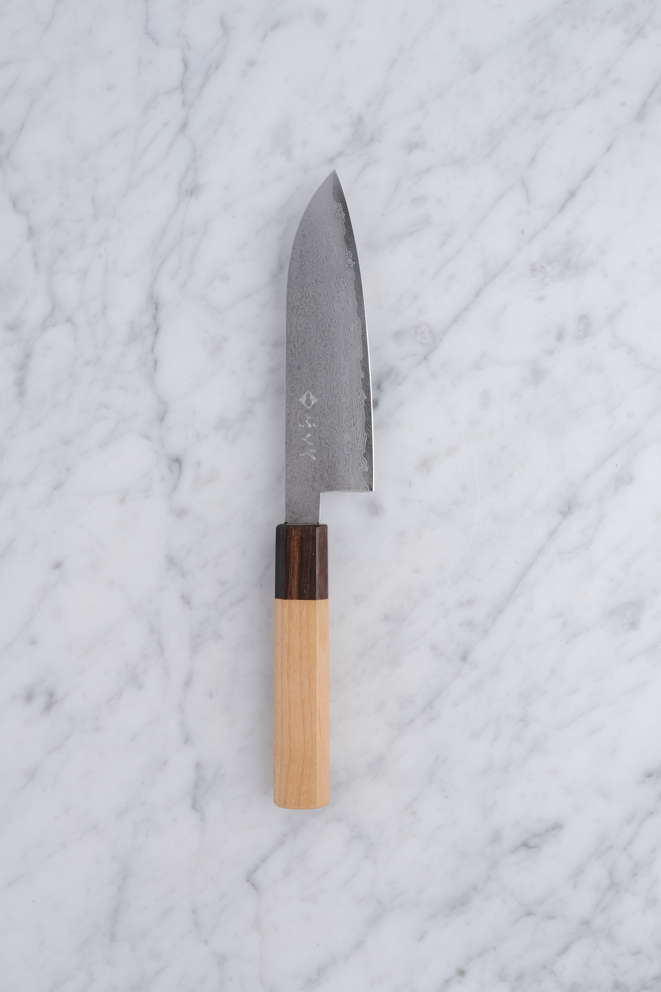 Fukube Kaji Damascus VG-10 - 130mm Santoku