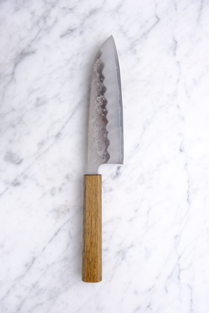 Foodgear Hamono Santoku 165 mm Santoku Gin3 - Walnut