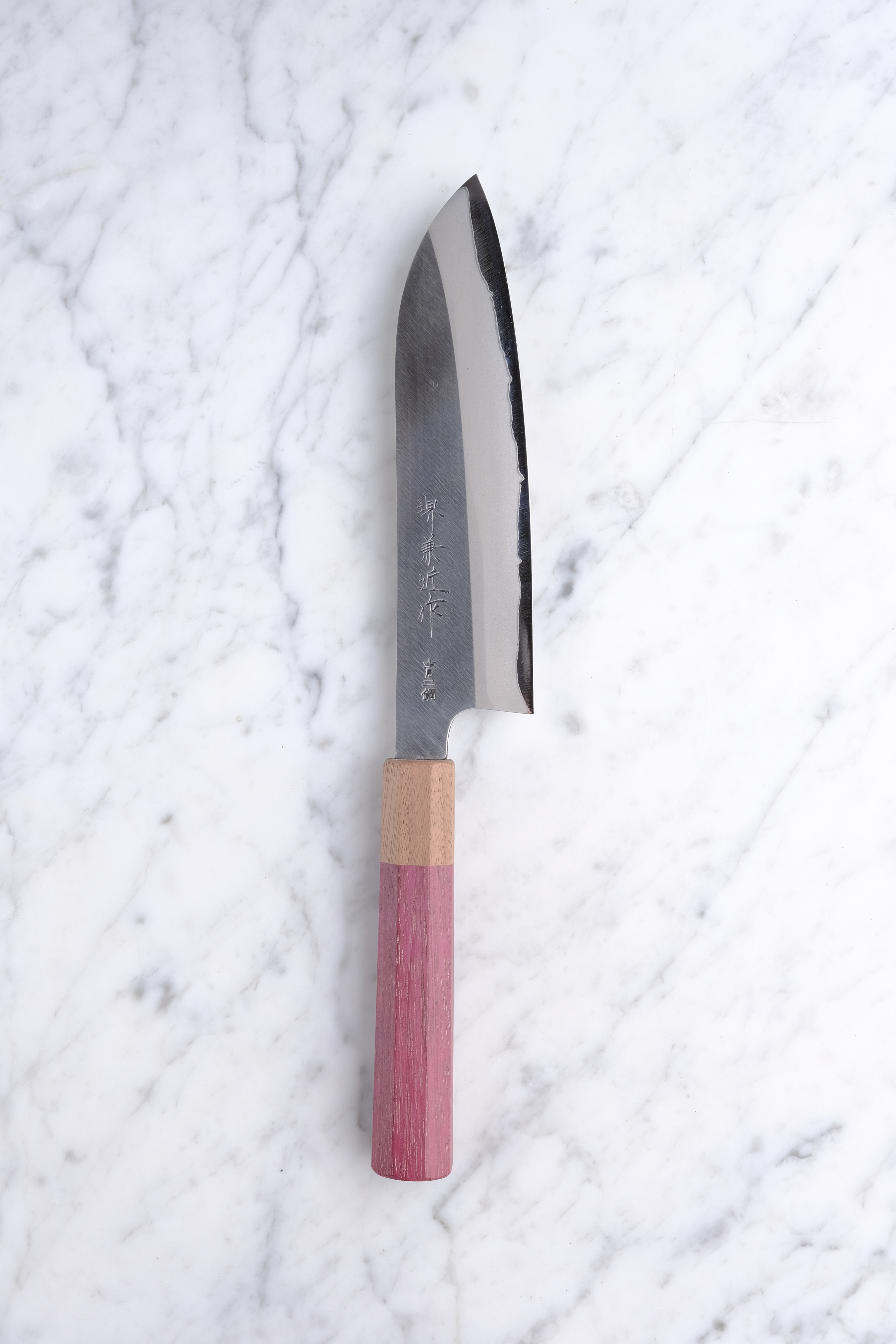 Sakai Kanechika Blue #2 Purpleheart - 165mm Santoku