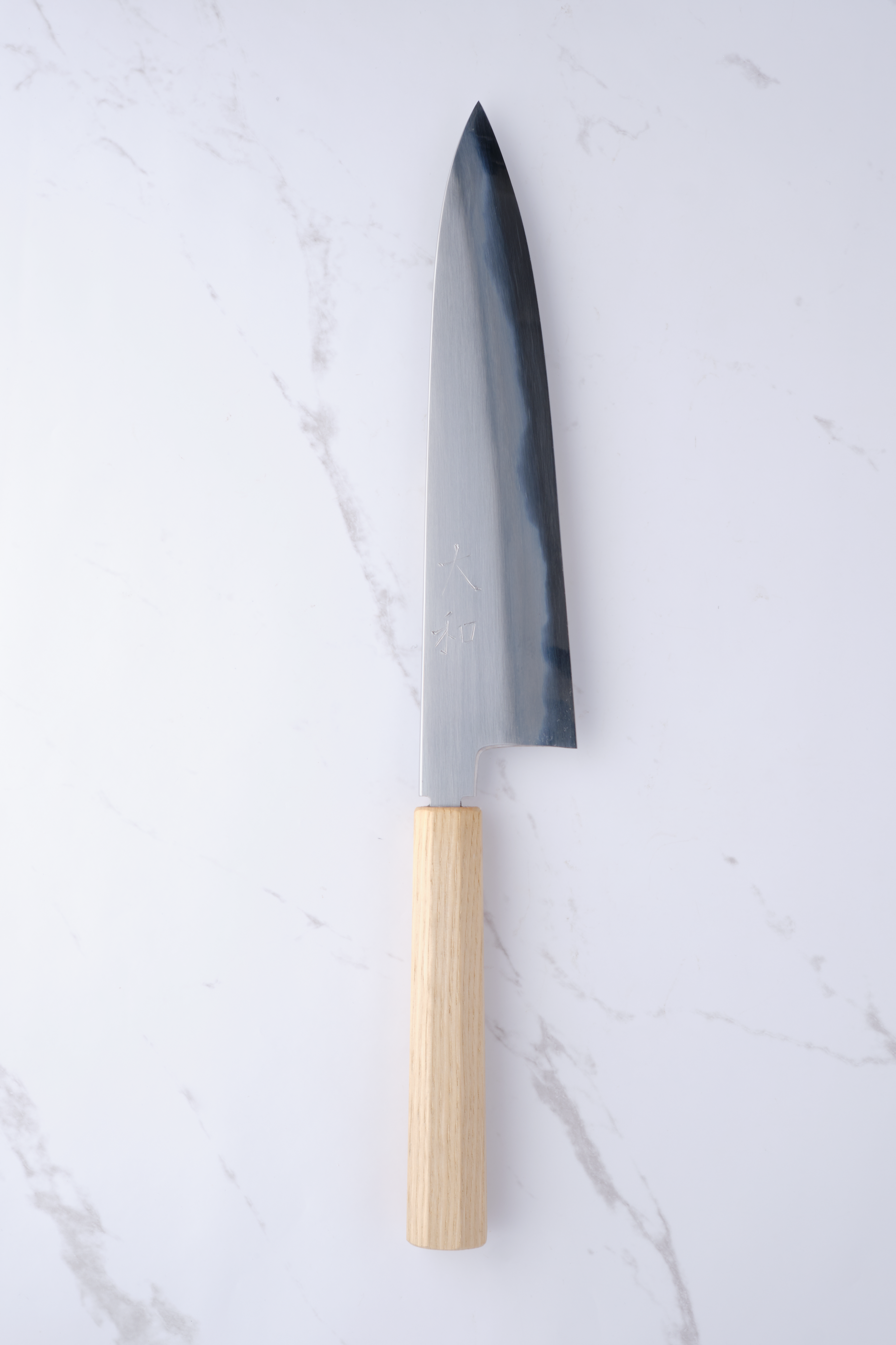 Yamato 'Kon-Gou' White #2 Chestnut - 210mm Gyuto